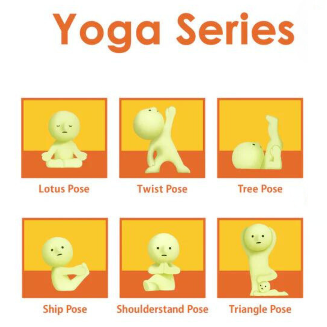 Smiski Yoga Series