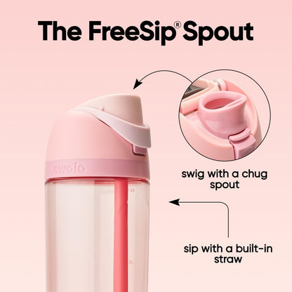 FreeSip® Clear Tritan 25oz - Rose Quartz