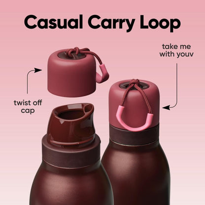 FreeSip® Twist 24oz - Black Cherry | PREVENTA