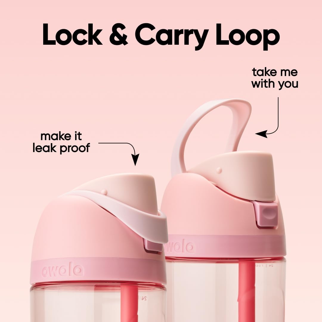 FreeSip® Clear Tritan 25oz - Rose Quartz