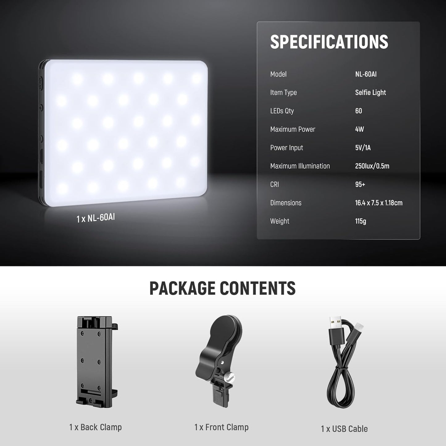 Mobile Phone LED Light NL-60AI