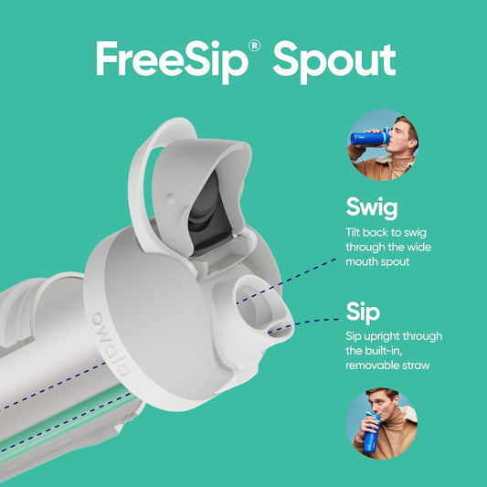 FreeSip® Clear Tritan 25oz - Very, Very Dark