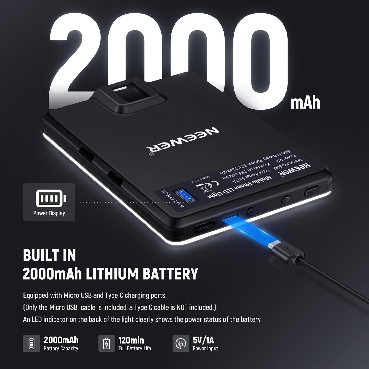 Mobile Phone LED Light NL-60AI