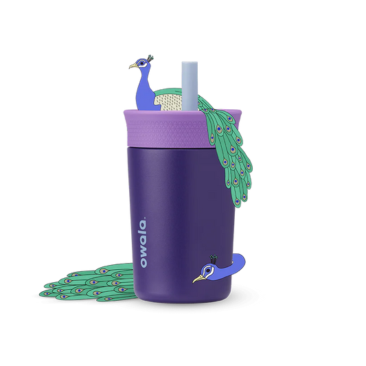 Kids' Tumbler 12oz - Peacock Palace