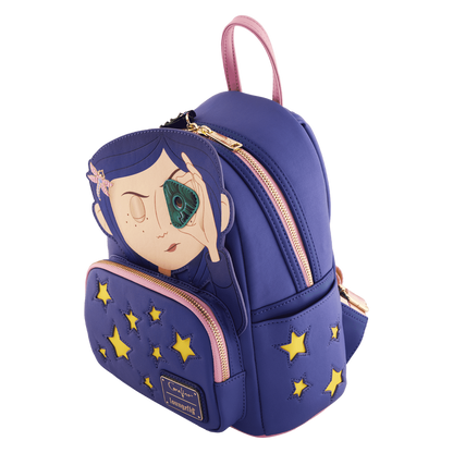 Coraline Stars Cosplay Mini Backpack (Con Detalle)