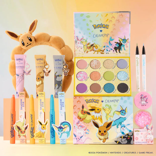 Pokémon x ColourPop Eeveelution Collection | PREVENTA