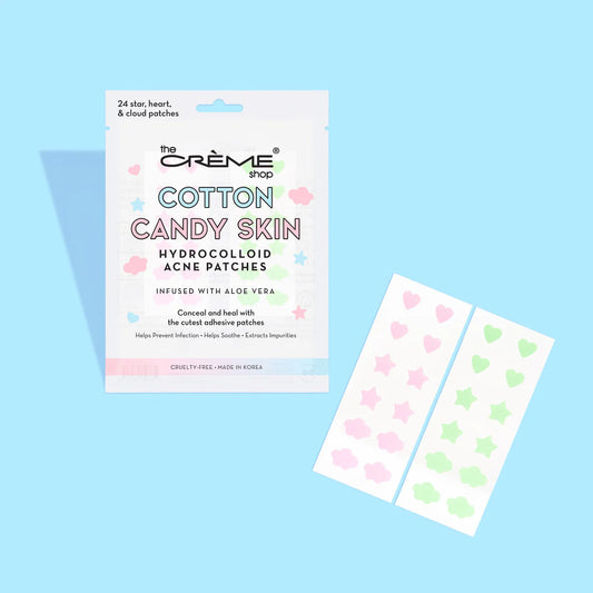 Cotton Candy Skin Hydrocolloid Acne Patches - Ultra Aloe Boost