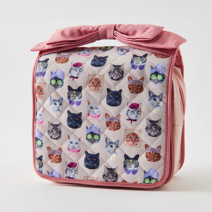 Cat Collage Travel Makeup Bag | PREVENTA