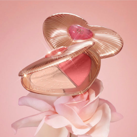 Pillow Talk Beauty Soulmates Airbrush Flawless Finish Brightening & Blush Powder Palette