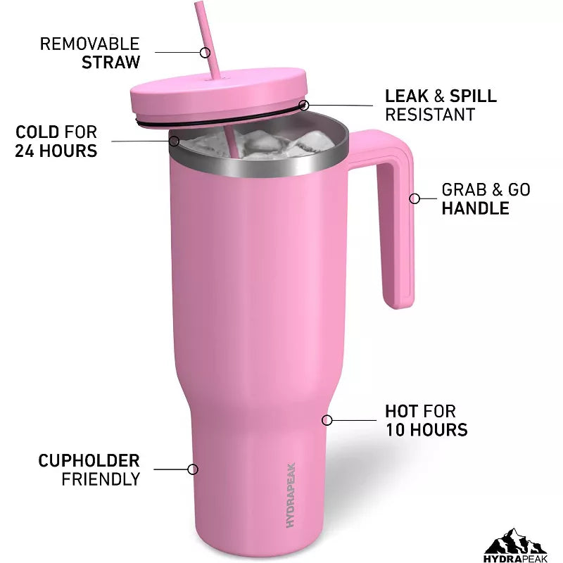 Voyager Stainless Steel Tumbler - Iced Ombre Bubblegum