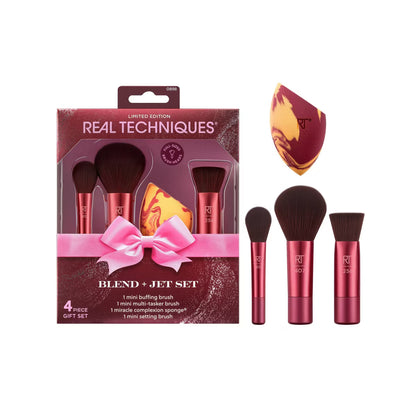 Mini Make Up Brush And Sponge Gift Set