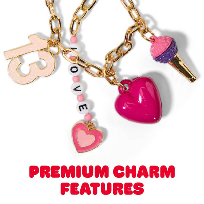 Sparkle Pop Star Bag Charm