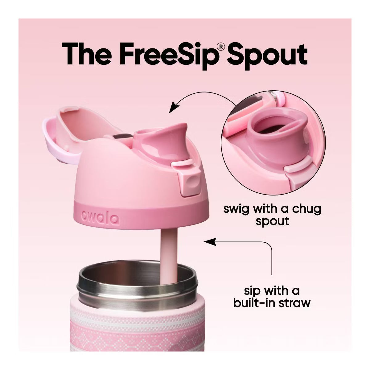 FreeSip® Special Edition 24oz - Cozy Does It | PREVENTA