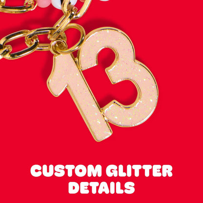 Sparkle Pop Star Bag Charm