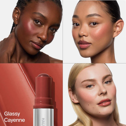 Color Fuse Longwear Hydrating Glassy Lip + Cheek Blush Balm Stick | PREVENTA