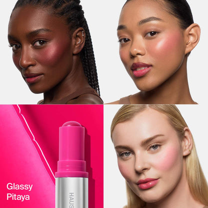 Color Fuse Longwear Hydrating Glassy Lip + Cheek Blush Balm Stick | PREVENTA