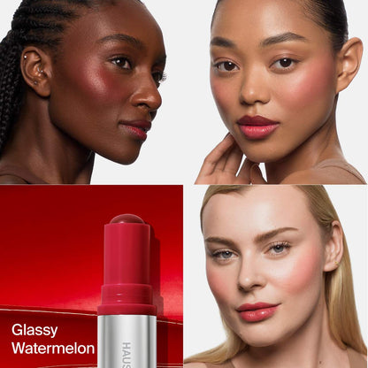 Color Fuse Longwear Hydrating Glassy Lip + Cheek Blush Balm Stick | PREVENTA