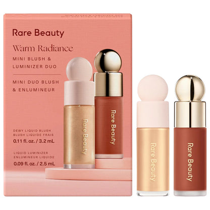 Mini Warm Radiance Blush & Luminizer Duo Makeup Gift Set | PREVENTA