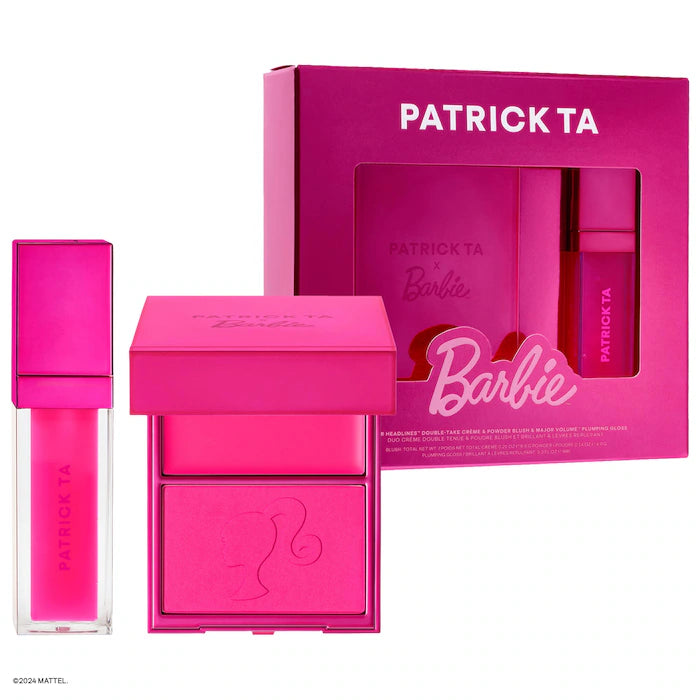 Patrick Ta x Barbie™ Blush Duo & Lip Plumper Set