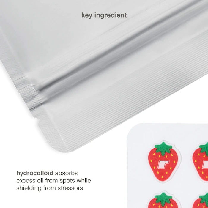 Strawberry Spotwear Hydrocolloid Patches | PREVENTA