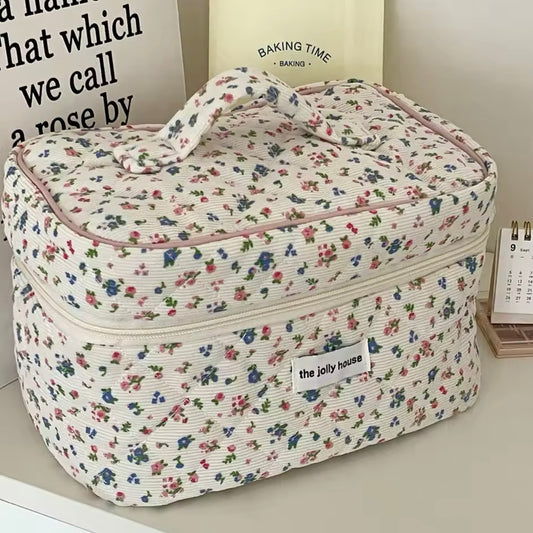 Floral Makeup Bag