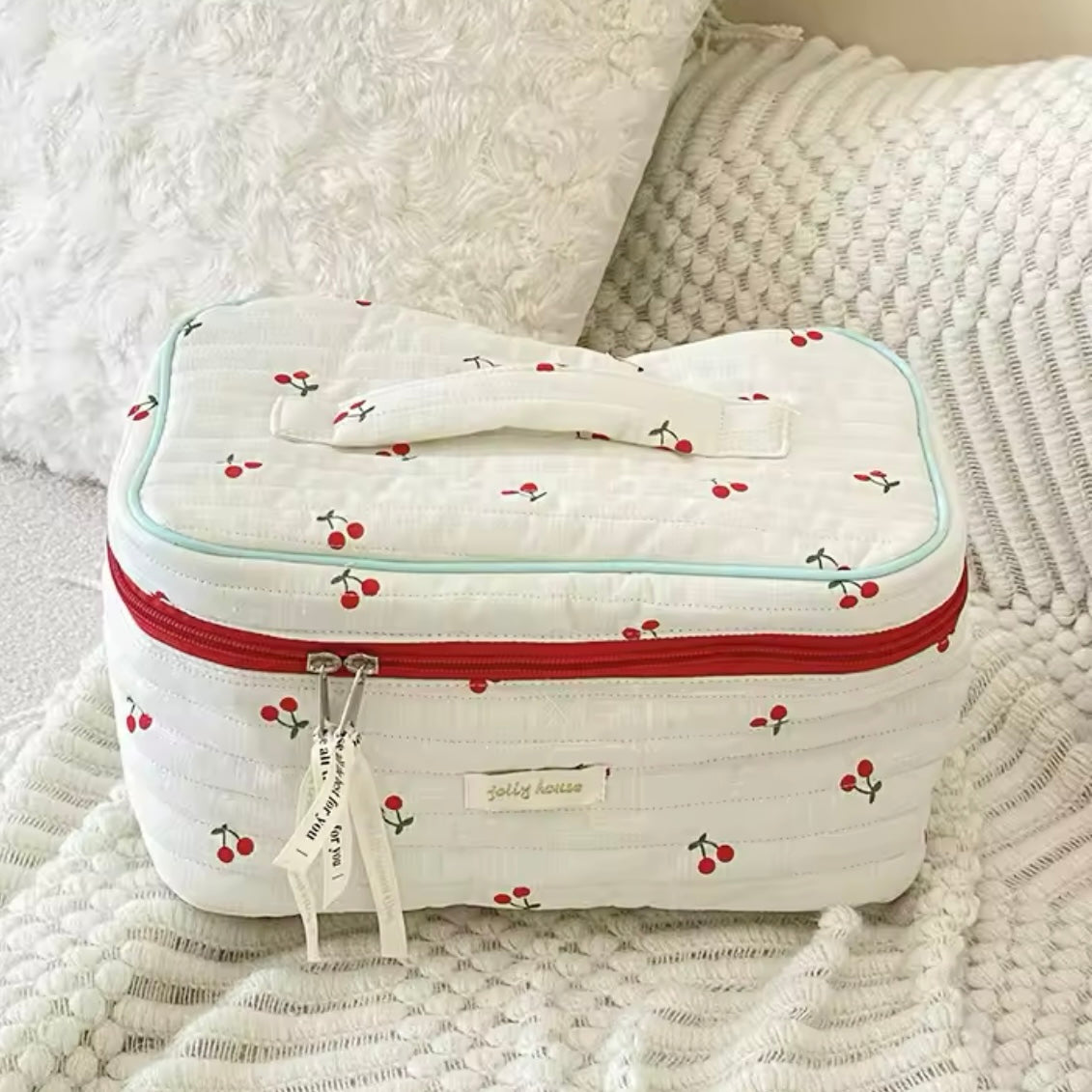 Cherry Makeup Bag