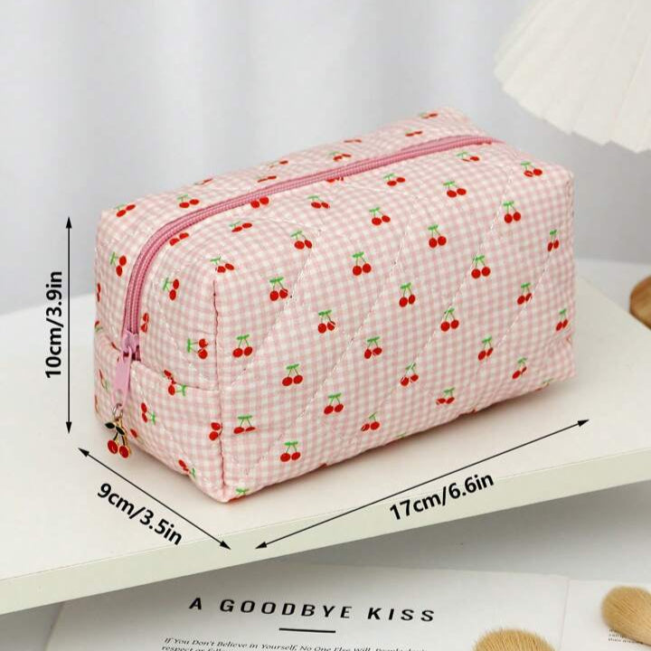 Cherries Makeup Bag