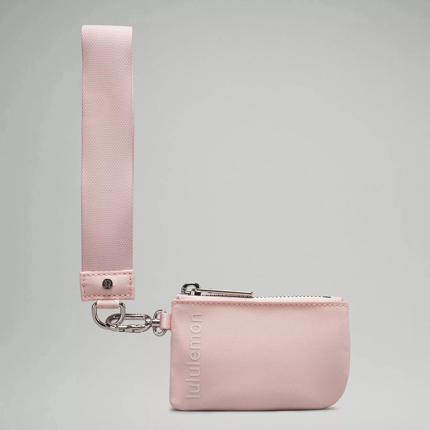 Dual Pouch Wristlet - Flush Pink/Bone