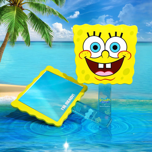 SpongeBob "I'm Ready" Hand Mirror