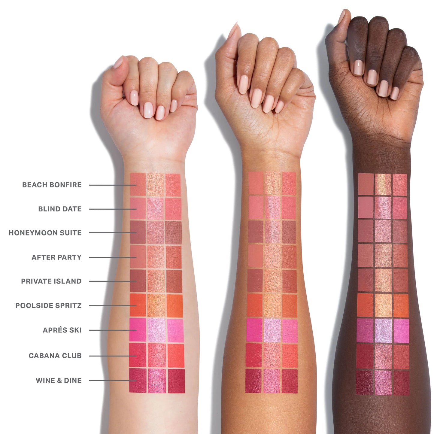 Poolside Spritz Cheek Thrills Multi-Finish Face Trio