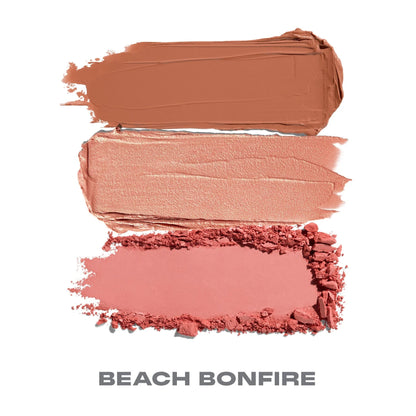 Beach Bonfire Cheek Thrills Multi-Finish Face Trio