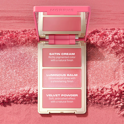 Poolside Spritz Cheek Thrills Multi-Finish Face Trio