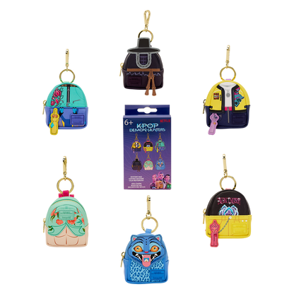 KPop Demon Hunters Cosplay Mystery Mini Backpack Keychain Charm