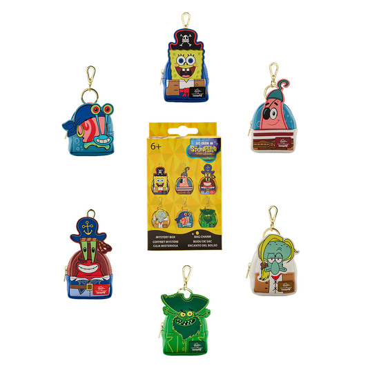 SpongeBob SquarePants Cosplay Mystery Mini Backpack Keychain Charm