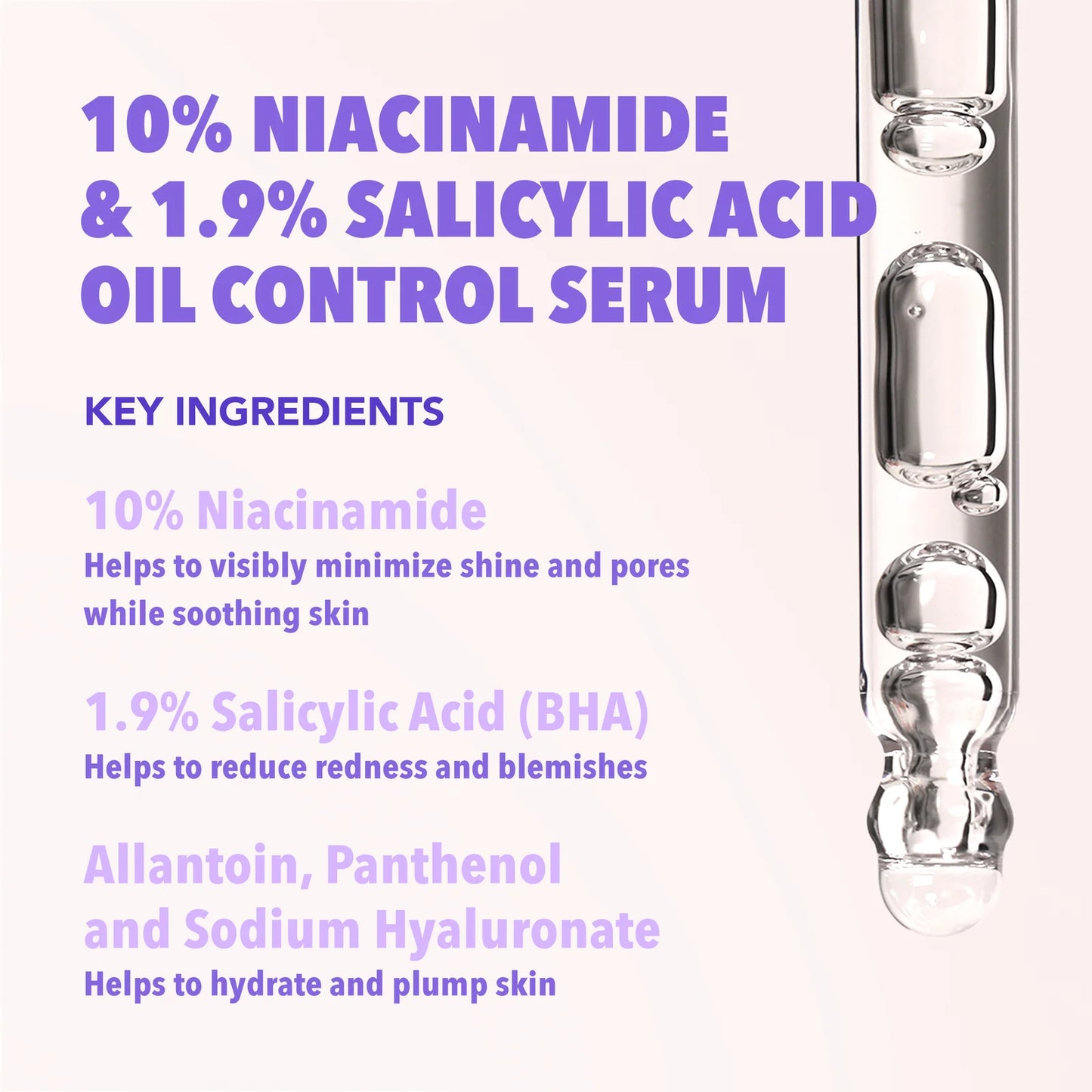 10% Niacinamide & 1.9% Salicylic Acid Oil Control Serum