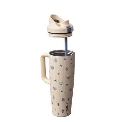 FreeSip® Tumbler 40oz - Coral Cabana
