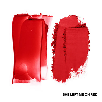 She Left Me On Red Strawberry Blush Duo