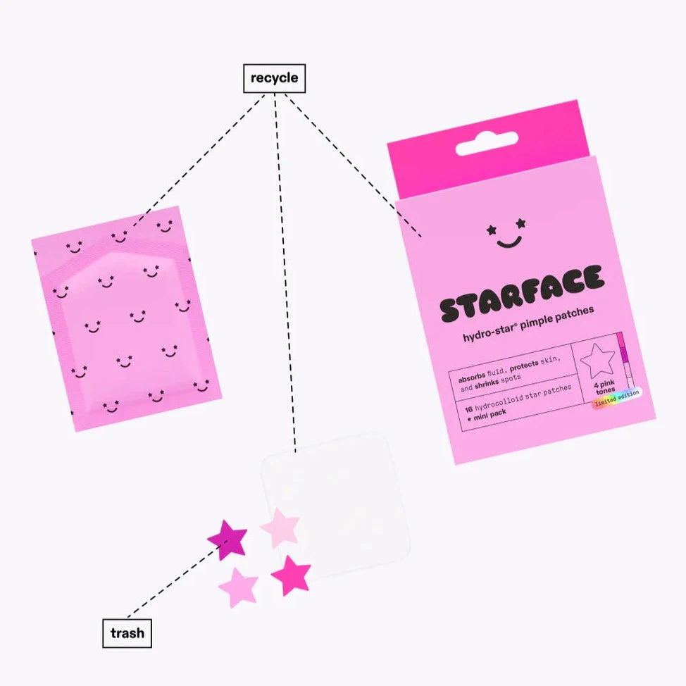 Hydro-Stars® Pink Star Pimple Patches Refill