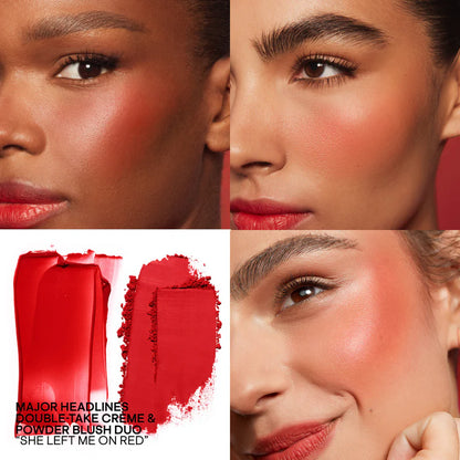 She Left Me On Red Strawberry Blush Duo