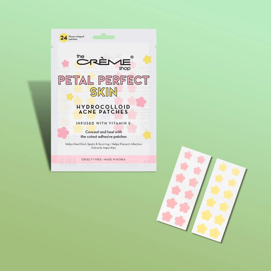 Petal Perfect Skin Hydrocolloid Acne Patches - Pink & Yellow