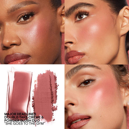 Major Headlines Double Take Crème & Powder Blush Duo