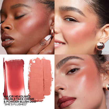 Major Headlines Double Take Crème & Powder Blush Duo