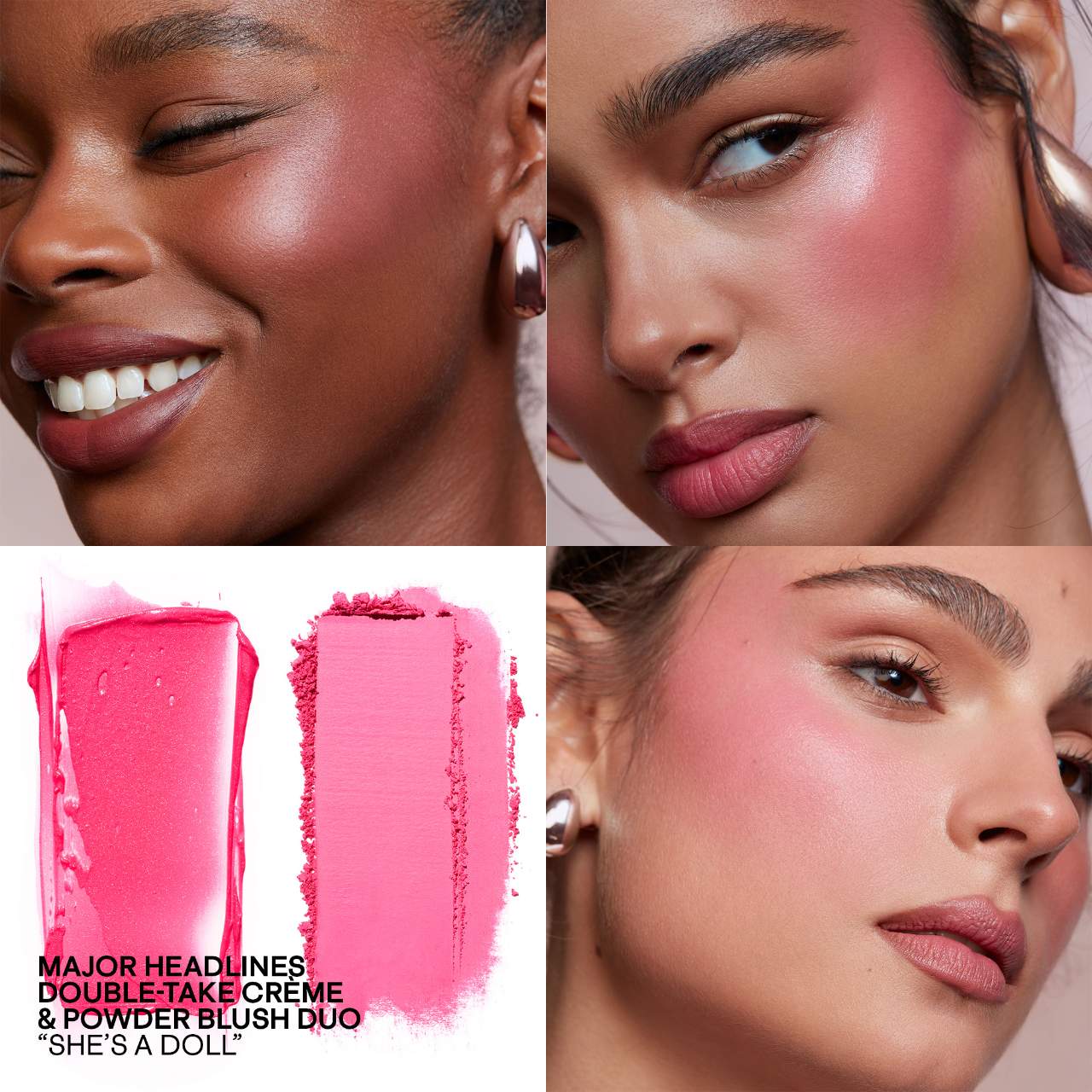 Major Headlines Double Take Crème & Powder Blush Duo
