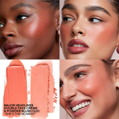 Major Headlines Double Take Crème & Powder Blush Duo