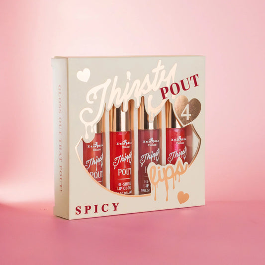 Spicy Thirsty Pout 4 Lips Set