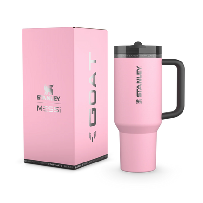 The Messi x Stanley Quencher ProTour Flip Straw Tumbler
