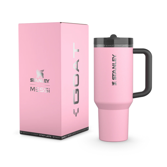 The Messi x Stanley Quencher ProTour Flip Straw Tumbler