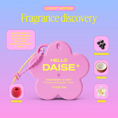 DAISE Mini Fragrance Body Mist Trio + Stickers