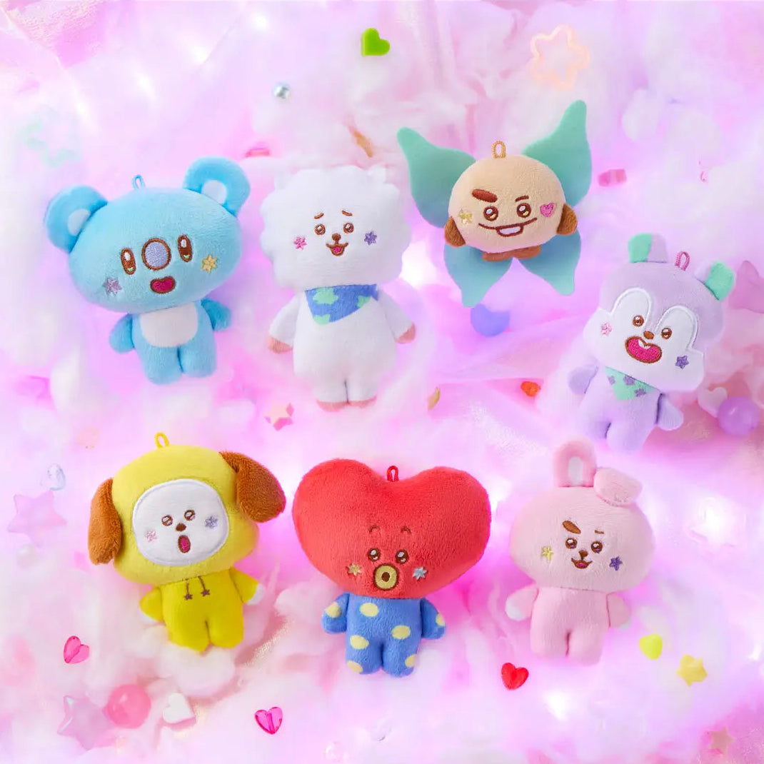 BT21 Fuwa Fuwa Mascot 4 Blind Box