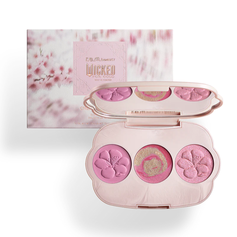 r.e.m. beauty x Wicked: For Good Cherry Blossom Blush Palette - Pink | PREVENTA